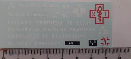 Decalcomanie decals 43 - decals, 1/43