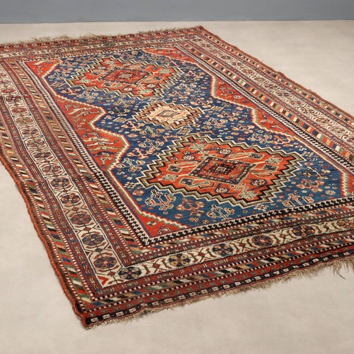 Tapis ancien asiatique laine - tapis,