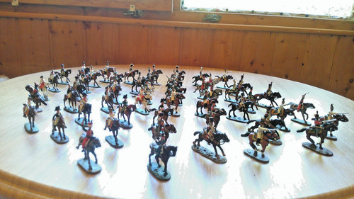 Lot cavalier soldat - 53, cavalier/soldat
