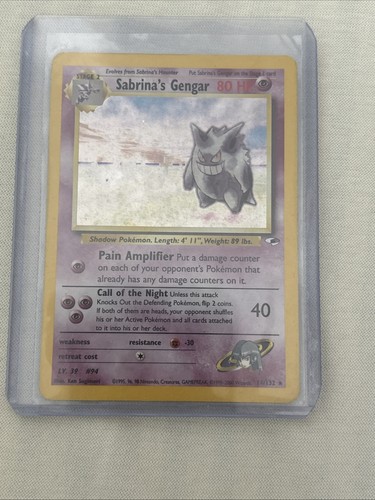 Carte pokémon sabrina s - pokémon, sabrina's