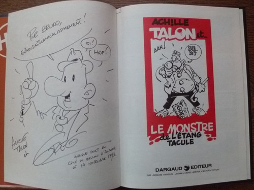 Dédicace greg achille talon - greg,