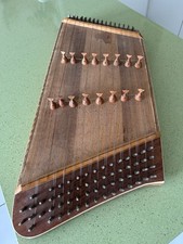 Ancien Cymbalum Tympanon Tsymbaly trapèze 85 x 32 16 chevalets Roumanie Ukraine