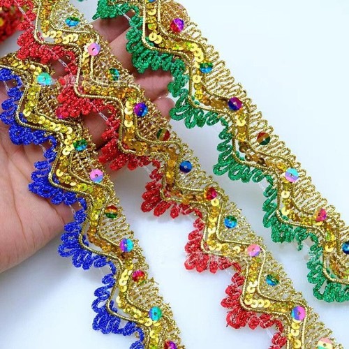 Sequin bordure dentelle - sequin,