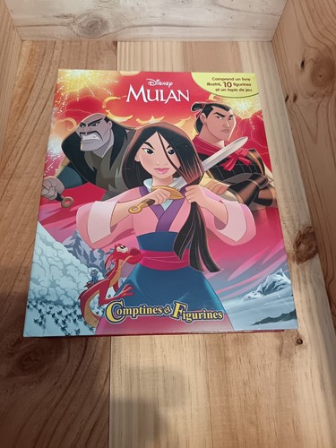 Coffret livre figurine disney - livre,