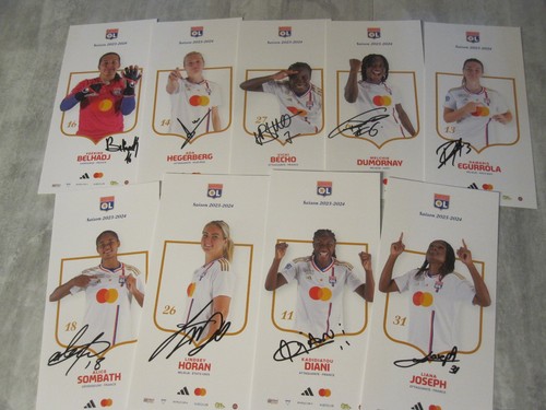 Cartes officielles signées - cartes,