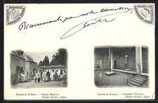 CPA Alger, Hammam R´Hira, Bains Maures, Grande Piscine 
