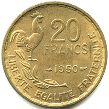 20 francs Georges Guiraud 1950