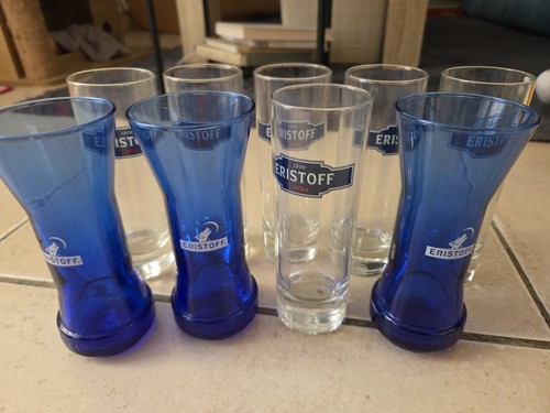 Lot verres eristoff - 10,