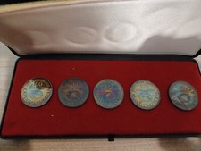 Coffret 5 Monnaies Jeton Casino Autriche Commémorative 100 Shilling argent 835