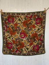 Foulard carré 90cm floral - carré, à