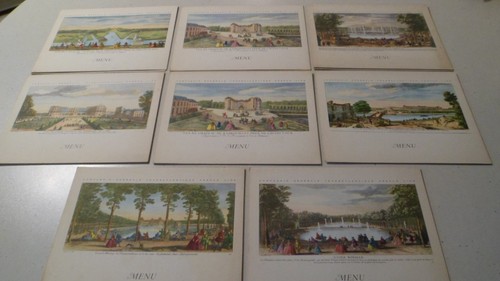 Lot menus paquebot ile - de, 8