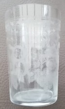 Gobelet cristal gravé