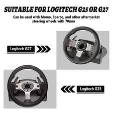 70mm Steering Wheel Adapter Plate Professional Aluminum Racing Car Gaming St NEW