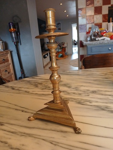 Bougeoir bronze haute - bronze,