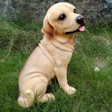 Labrador Figurines Ornement Pelouse Statues Animalières Garden Art
