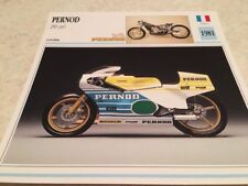 Carte moto Pernod 250 cm3 1981 collection Atlas motorbike France