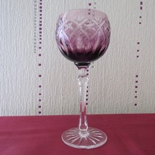 1 verre roemer en cristal de