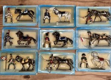 Lot 4 .Starlux Empire Plomb peint  Edition Atlas Lot 9 cavaliers glorieux Empire