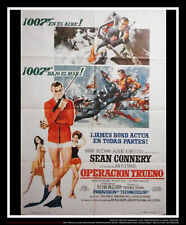 THUNDERBALL Bond 007 Spanish 1SH Vintage Movie Poster Original 1965