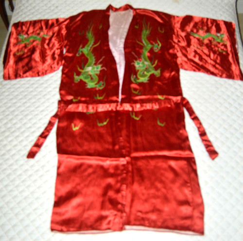 Kimono femme vintage soie