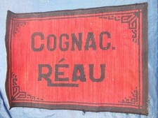 Superbe tapis de bar COGNAC REAU 1930 bistro bistrot pub apéritif café cartes !