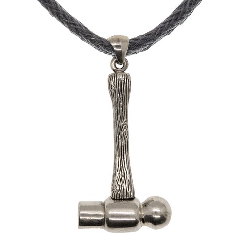 Marteau pendentif 925 argent - marteau,