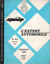 Revue Technique Automobile - PEUGEOT 504 - Essence - Edition Janvier 1969