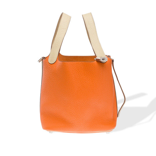 Sac hermes picotin cuir - hermes, en