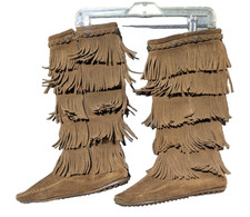 Minnetonka Suede 5-layer