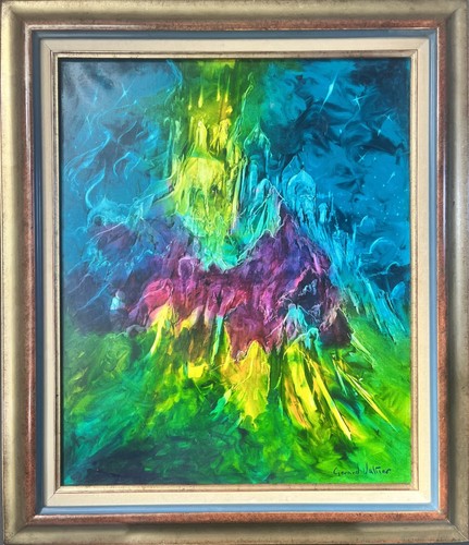 Huile sur toile gérard - sur,