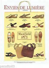 PUBLICITE ADVERTISING 115  1997  MANFIELD  chaussures sacs
