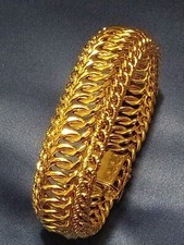 BRACELET GOURMETTE en OR 18