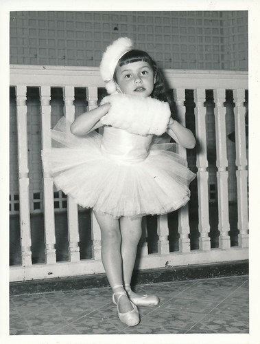 Fillette danseuse 1950 - danseuse,
