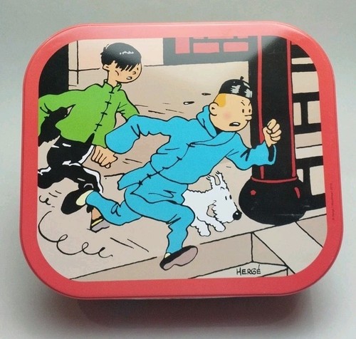 Boite metal tintin lotus - le,