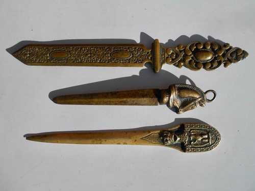 Lot ancien coupe papier - 3,