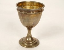 Coquetier argent massif