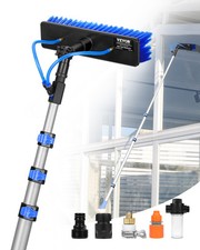 VEVOR Kit Perche Télescopique Nettoyage Panneaux Solaires Extensible à 3,6 m
