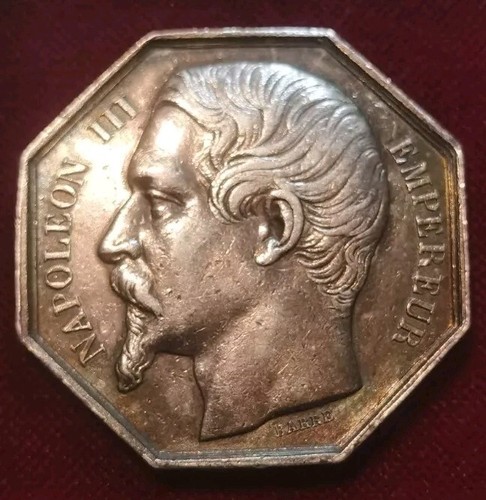 Jeton argent napoleon iii - argent,