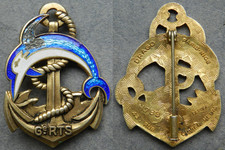 6° RGT DE TIRAILLEURS SÉNÉGALAIS DAUPHIN ARGENT DRAGO OLIVIER MÉTRA DÉPOSÉ H783