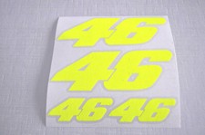 STICKERS JAUNE  FLUO N 46  moto FLUO