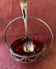 Plat A Caviar Et Cuillier/ French Caviar Service With Spoon