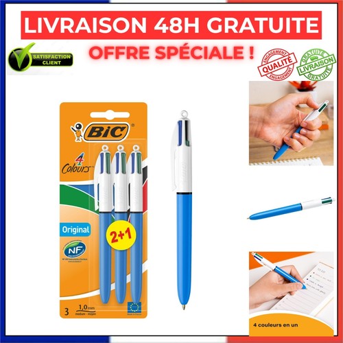 Stylo bic couleurs - stylo,