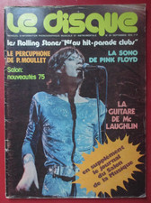 MAGAZINE "LE DISQUE" - ROLLING STONES - JOHN Mc LAUGHLIN - PINK FLOYD