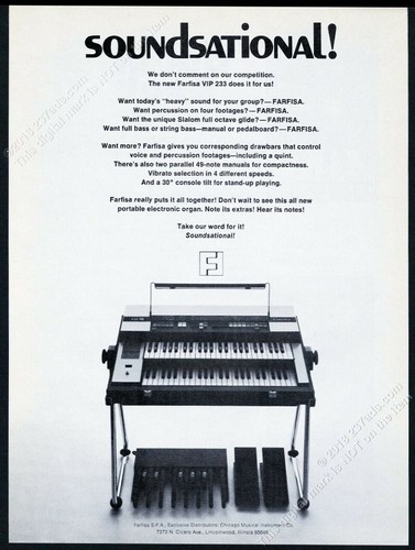 1972 farfisa vip 233 photo - 1972,