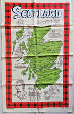 2 Torchons cuisine Scotland : (1 made in UK), 100%  coton Voir photos