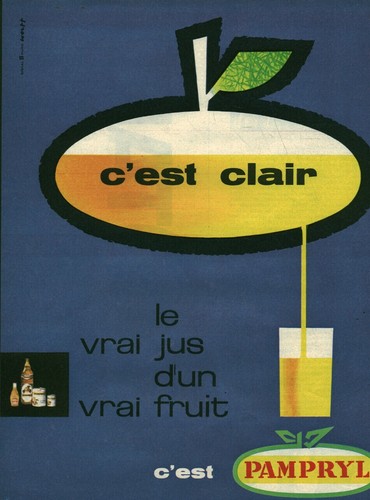 Publicité ancienne pampryl - ancienne, le
