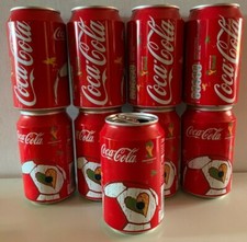 LOT 9 CANETTES ALU COCA COLA