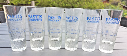 Lot verres pastis - pastis, innocent