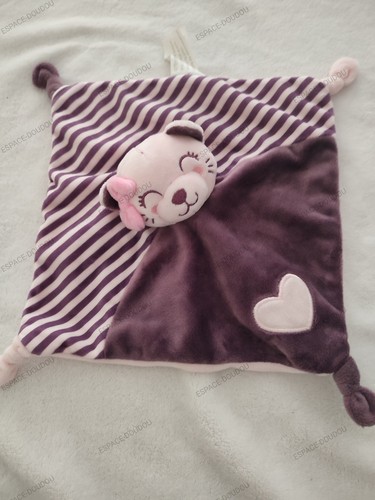 Doudou plat chat - doudou,