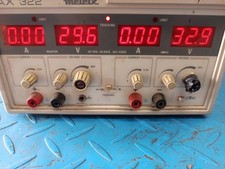 METRIX AX 322    ALIMENTATION DE LABORATOIRE REGLABLE 2x30V 2x2.5A Linéaire